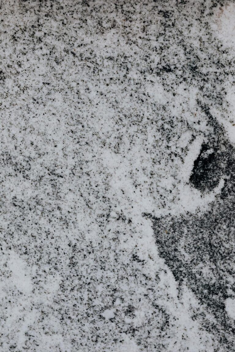 White and Black Marble